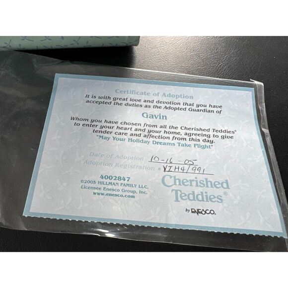 Cherished Teddies Gavin May Your Holiday Dreams Take Flight #4002847 - Picture 9 of 9